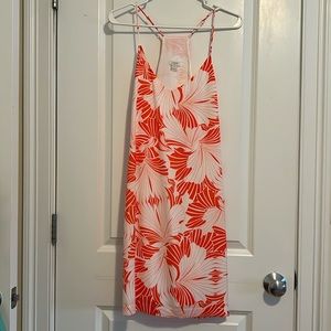 J. Crew racerback midi shift dress